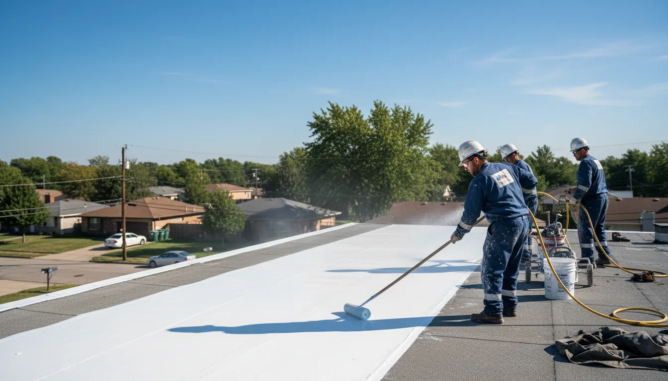 Commercial roof coating in Ellicott City, MD near me